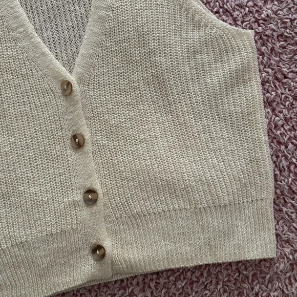 Mango Button Vest - Picture 2 of 6